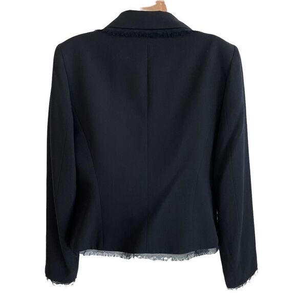 Holt Renfrew 100% Wool Black Blazer - Picture 6 of 9